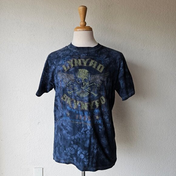 Lynyrd Skynyrd Anvil 2000s Y2K Reprint Short Sleeve Crew Neck TShirt Rock Band L - Picture 1 of 6